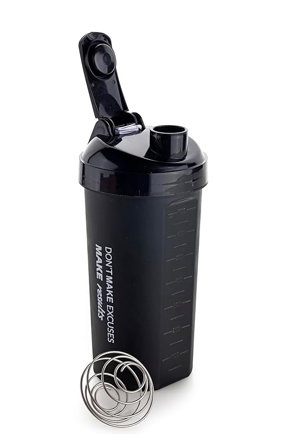 Food Grade BPA Free Material Leak proof, Gym Workout Exercise Shaker Sipper Bottle 700ML for Water Juice Protein Powder Mix Measurement Capacity Return Gift
